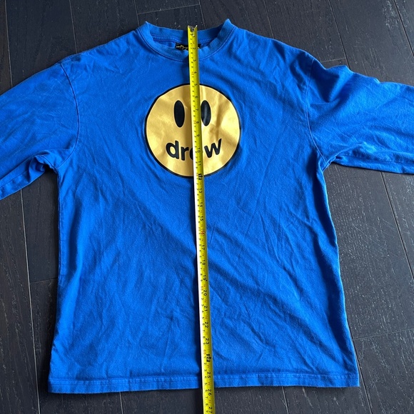 Drew House Mascot Long Sleeve T-shirt size small in blue shirt - Picture 5 of 9
